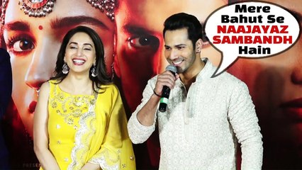 OMG- Varun Dhawan REVEALS His NAAJAYAZ SAMBANDH At Kalank Movie New Trailer Launch