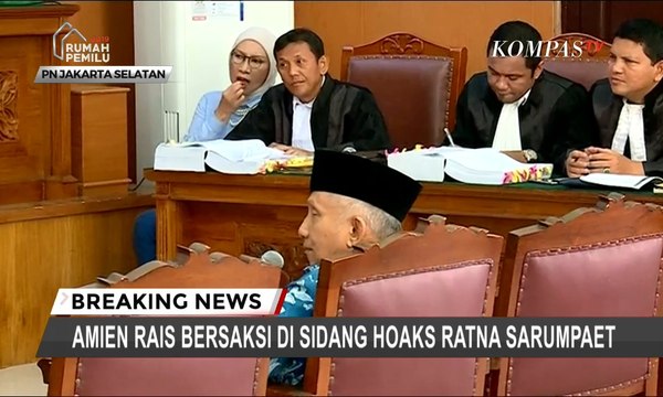Soal Kasus Hoaks Ratna Sarumpaet, Amien Rais: Kami Tertipu