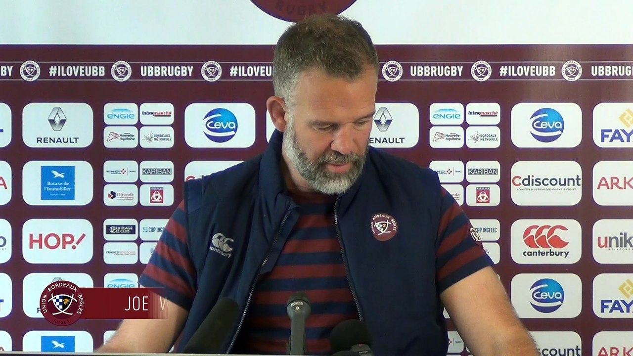 POINT PRESSE AVANT UBB - PERPIGNAN