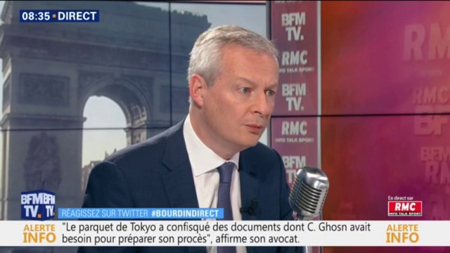 Carlos Ghosn est un justiciable comme les autres. : Bruno Le Maire a demandé la transparence totale dans l'enquête sur l'ancien PDG de Renault-Nissan