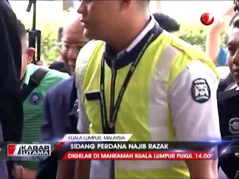 Mantan PM Malaysia, Najib Razak Jalani Sidang Perdana