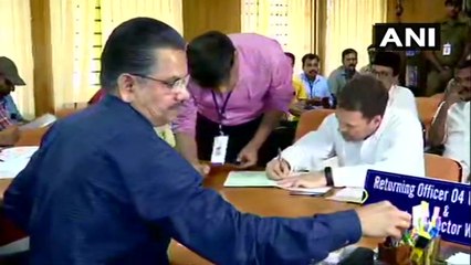 രാഹുൽ ഗാന്ധി നാമനിര്‍ദ്ദേശ പത്രിക സമർപ്പിച്ചു | Oneindia Malayalam