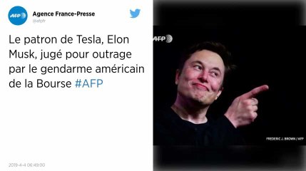 Le patron de Tesla Elon Musk jugé pour outrage à autorité