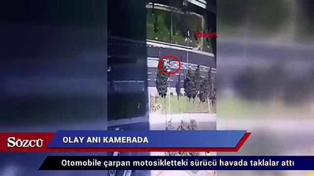 Ters yöne giren otomobil dehşet saçtı