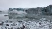 Un énorme glacier s'effondre et provoque une énorme vague qui fait fuir les touristes