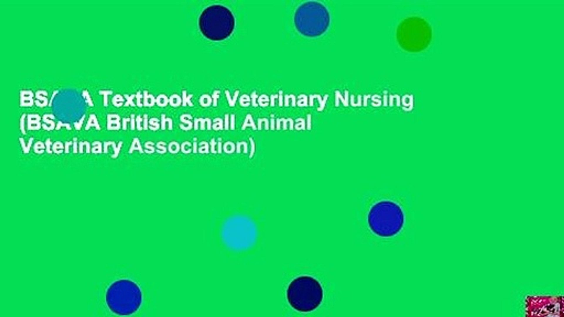 ⁣BSAVA Textbook of Veterinary Nursing (BSAVA British Small Animal Veterinary Association)