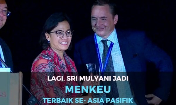Lagi, Sri Mulyani Jadi Menteri Keuangan Terbaik Se-Asia Pasifik