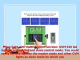 GVM Led Video Lighting Kit 3 Pack with Digital Screen High Brightness Video Lighting with