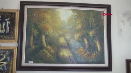 Adıyaman Çerçeve Yaptığı Resimlere Özenip Ressam Oldu