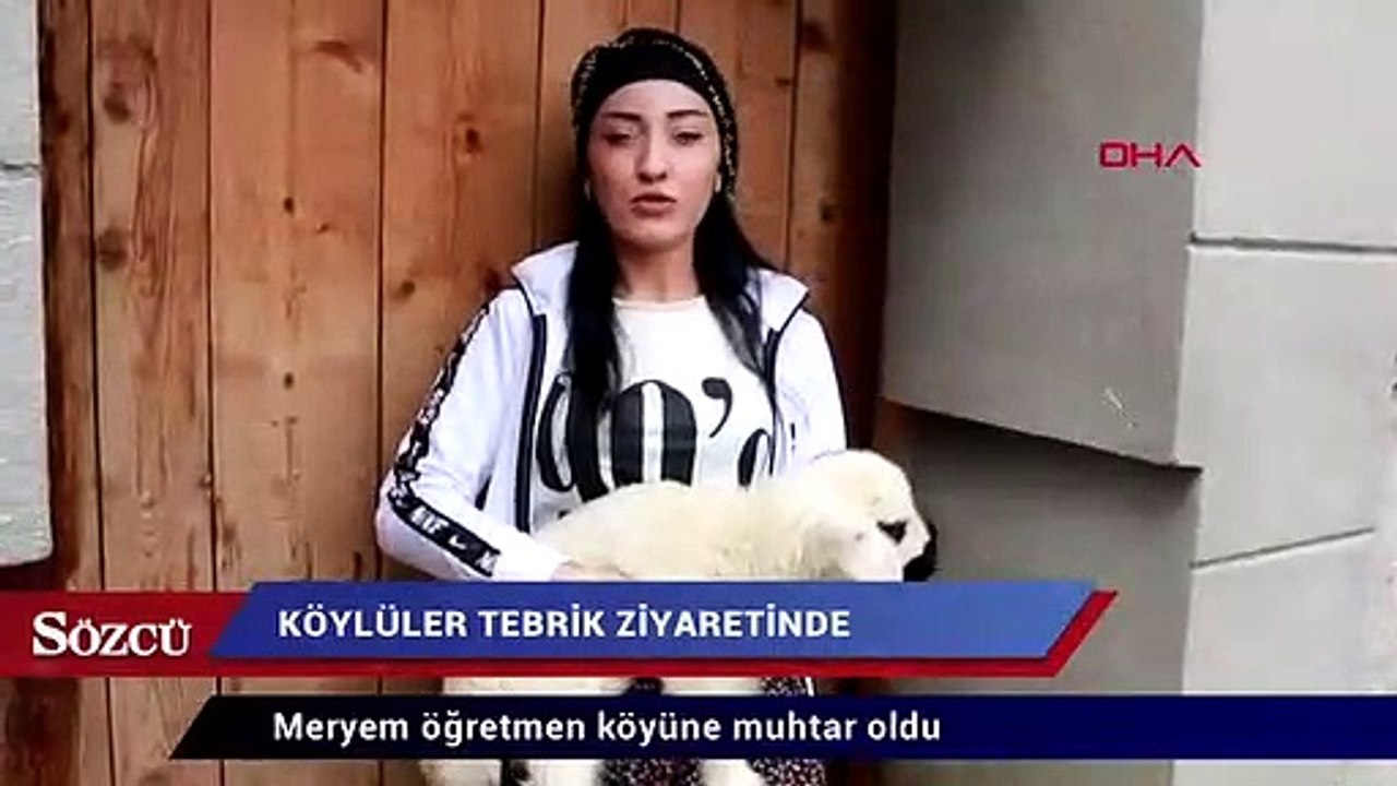 Meryem öğretmen köyüne muhtar oldu