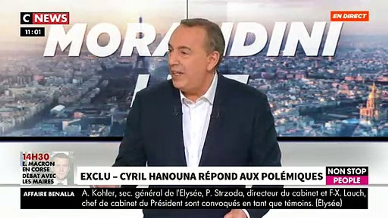 Exclu: En direct dans Morandini Live, Cyril Hanouna révèle être en train de produire une nouvelle série humoristique qui se déroulera dans un abribus