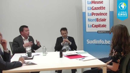 Frédéric Daerden débat avec les étudiants sur le Climat