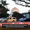 Australia targets social media firms in new extremist footage laws