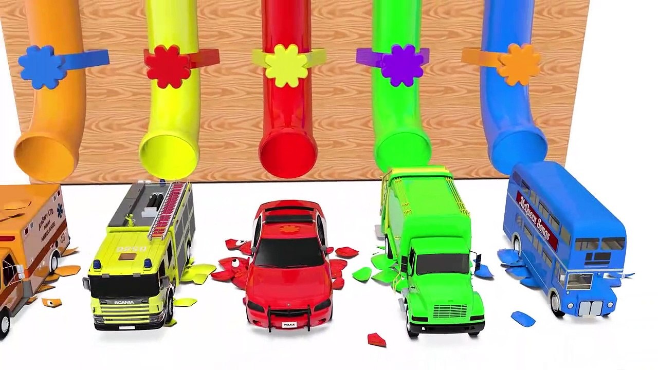 Rainbow Fishes and Lollipops 3D Shapes for Kids and Children