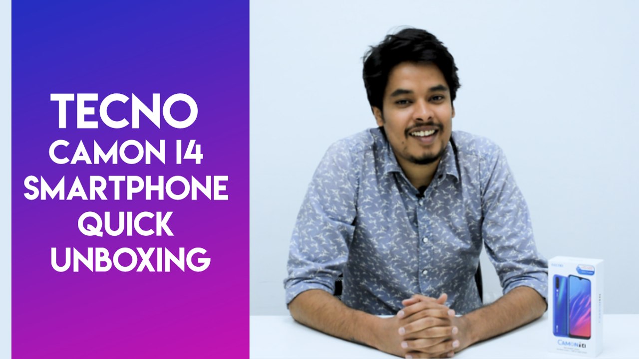 Tecno Camon i4 smartphone quick unboxing