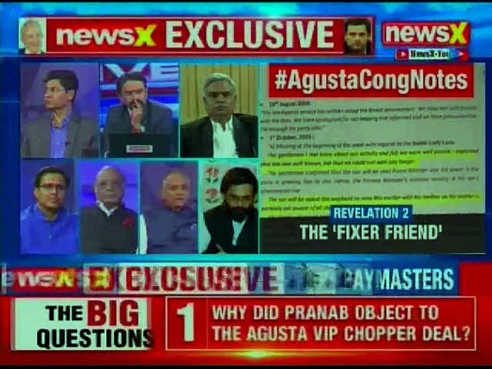 Agusta Congress Notes: NewsX accesses Middleman Christian Michel's Notes; VIP Chopper Deal