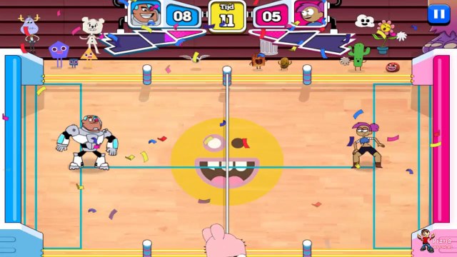 Video Amazing World of Gumball: Super Disc Duel II - Cyborg Solo Vs Oscar Vs Enid Vs Grizzly Vs Anais Vs Robin - Cartoon Network Games