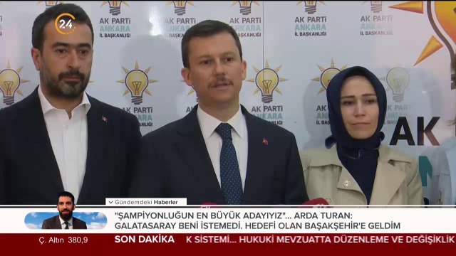 AK Parti Genel Sekreteri Fatih Şahin konuşuyor