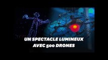 Ces 500 drones ont illuminé le ciel pour un show spectaculaire
