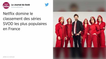 Casa de papel, Stranger Things, Sense 8… Netflix domine le classement des séries préférées des Français