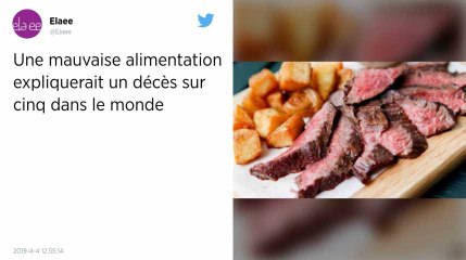 Trop de sel, de sucre ou de viande… Un décès sur cinq lié à une mauvaise alimentation