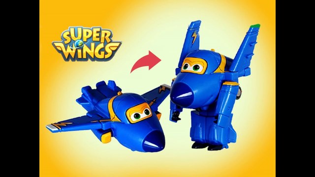 Super Wings Mini Transforming Jerome Robot Airplane 출동슈퍼윙스 신제품 장난감 - Unboxing Demo Review
