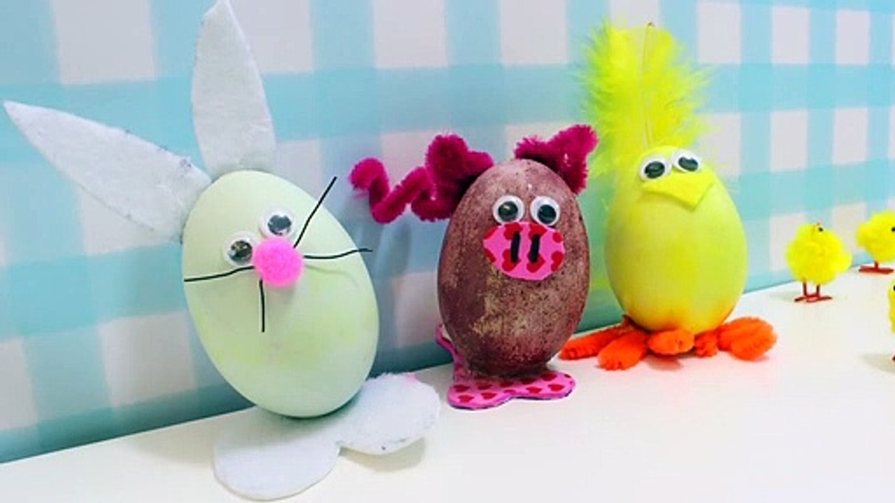 Bricolage de Pâques: Œufs de Pâques | DIY Easter Egg Crafts | Par HooplaKidz Français