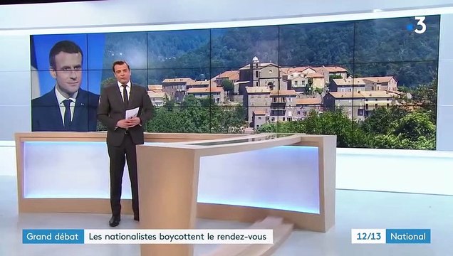 Grand débat : les nationalistes corses boycottent le rendez-vous