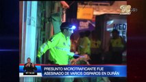 Presunto microtraficante fue asesinado de varios disparos en Durán