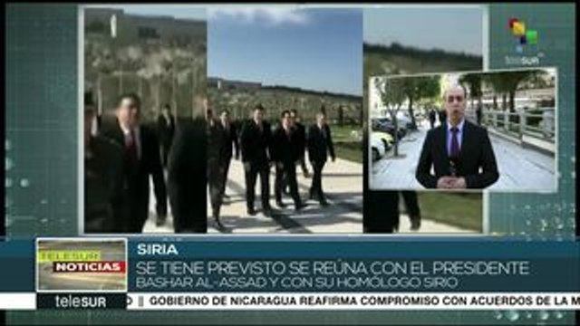 Inicia visita oficial del canciller venezolano, Jorge Arreaza, a Siria