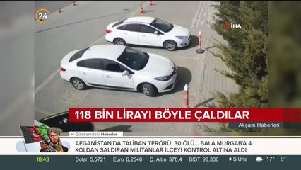 118 bin lirayı böyle çaldılar