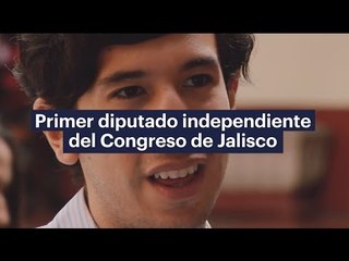 Pedro Kumamoto, celebra un año de ser nombrado el primer Diputado independiente de Jalisco