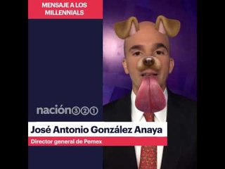 José Antonio González Anaya, director general de PEMEX, tiene un mensaje para los millennials
