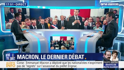 Emmanuel Macron en Corse: Le dernier débat (1/2)