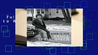 Full version  Born to Run  For Kindle