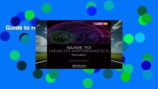 Guide to Health Informatics
