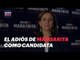 El adiós de Margarita Zavala como candidata fue un momento muy difícil para Felipe Calderón