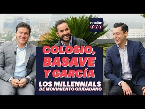 Luis Donaldo Colosio, Agustín Basave y Samuel García, los millennials de Movimiento Ciudadano