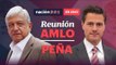 #EnVivo | Segundo encuentro en Palacio Nacional entre AMLo y  Peña Nieto