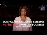 Los políticos deben ser más auténticos en redes sociales: Laura Chinchilla