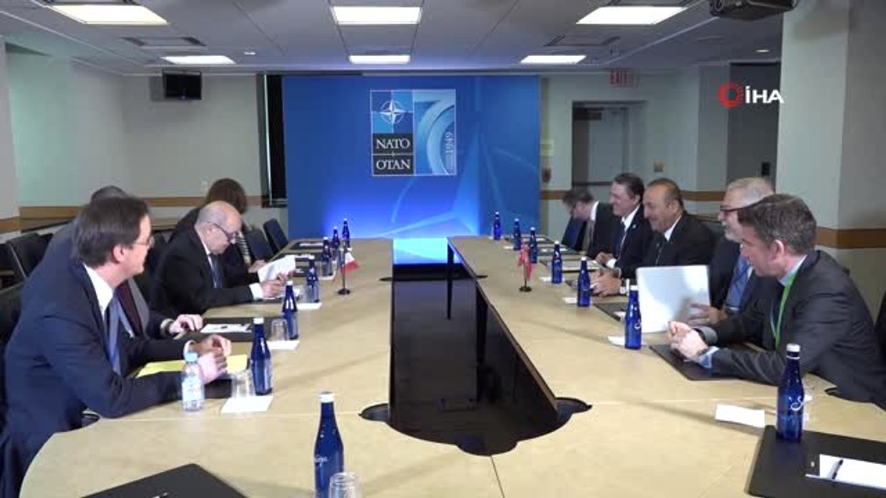 Bakan Çavuşoğlu Fransız Mevkidaşı ile Görüştü