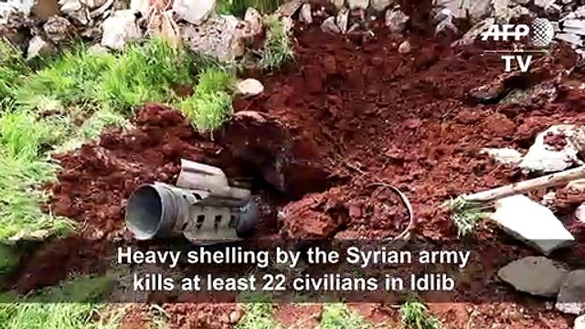 Army shelling kills 22 civilians in Syria's Idlib