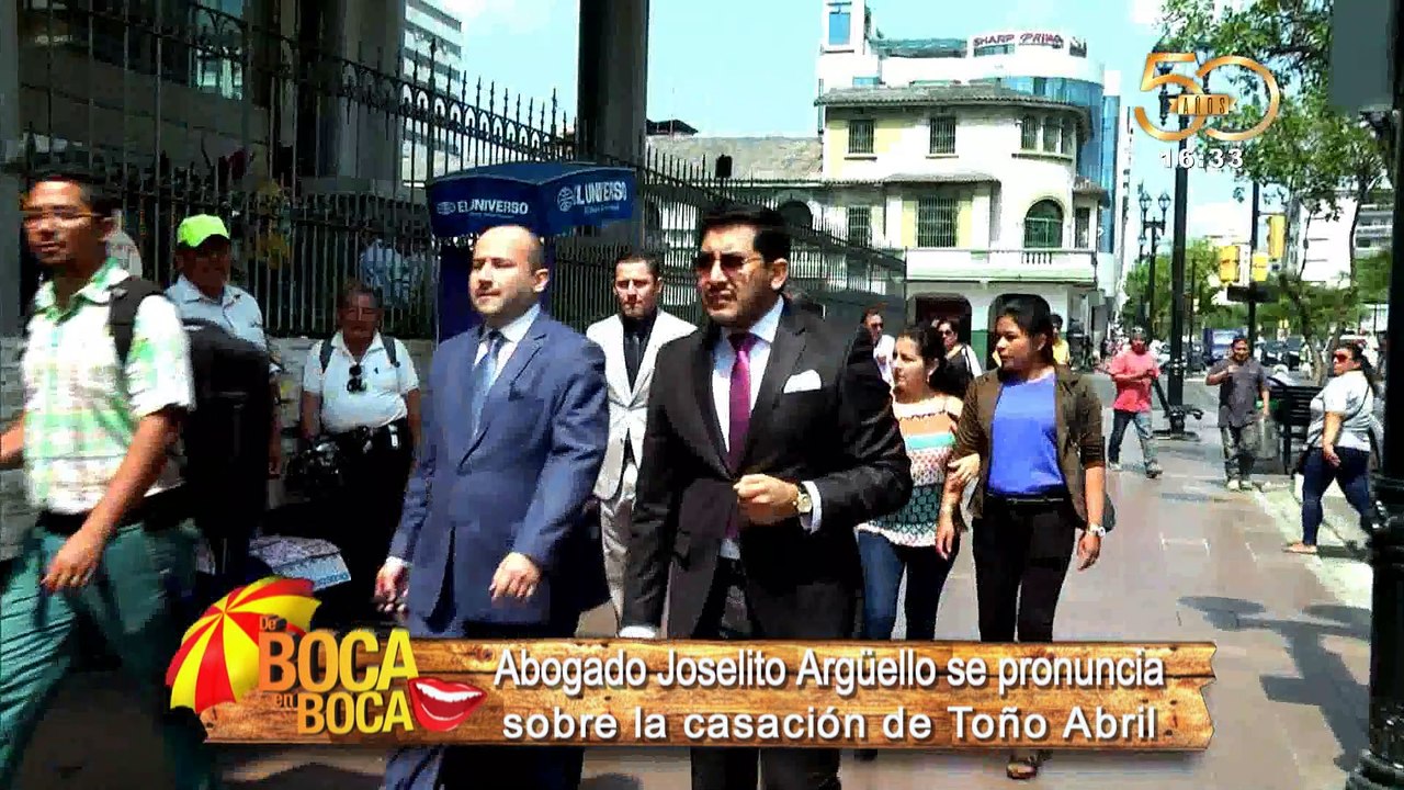 Dr.Joselito Argüello se pronuncia sobre la casación de Toño Abril