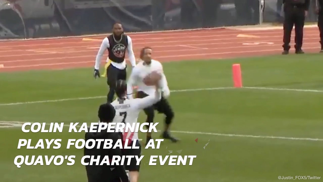 Colin Kaepernick Gets A Football Gig At A Charty Event