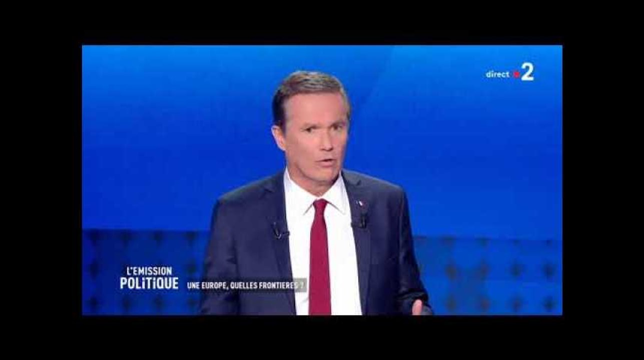 Européennes: Dupont-Aignan sort une fake news en direct, ses adversaires s'indignent