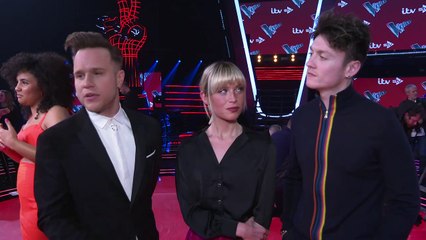 Team Olly Murs are ready for The Voice final!