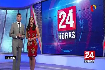 Piura: escolares usan cargador frontal para cruzar quebrada