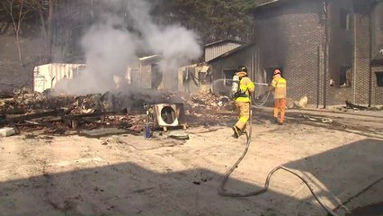 고성 산불로 1명 사망·250ha 잿더미 / YTN