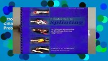 Introduction to Splinting: A Critical-Reasoning and Problem-Solving Approach