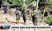 Longsor, Akses Jalan Trans-Sulawesi Putus